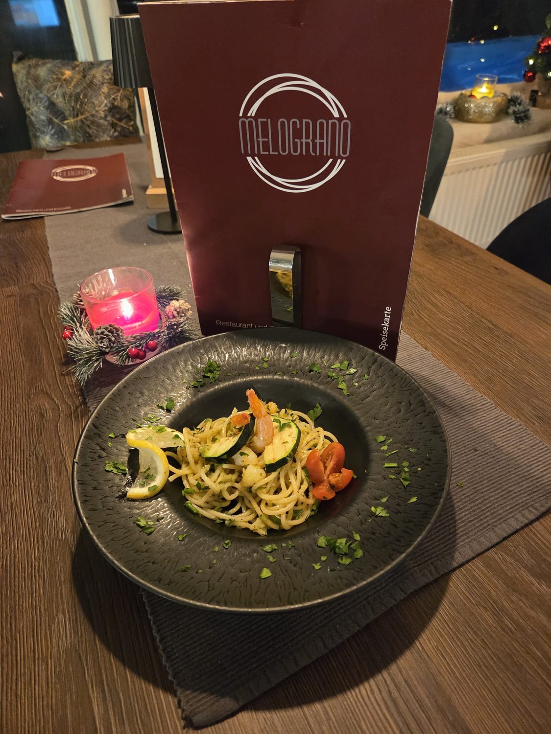 Pasta im Restaurant Melograno nahe Hildesheim